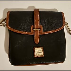 Dooney and Burke, Crossbody, Vintage, Black/Brown, EUC